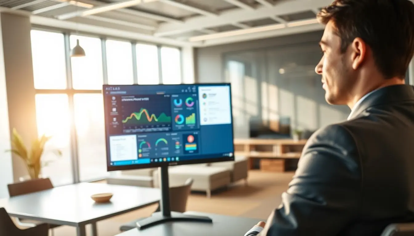 Vue détaillée de l’Atlas Pro, un appareil/outil haute performance, présenté avec son design moderne et ses fonctionnalités clés.